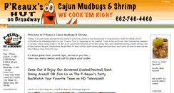 Desktop Screenshot of preauxscajunmudbugs.com