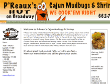 Tablet Screenshot of preauxscajunmudbugs.com
